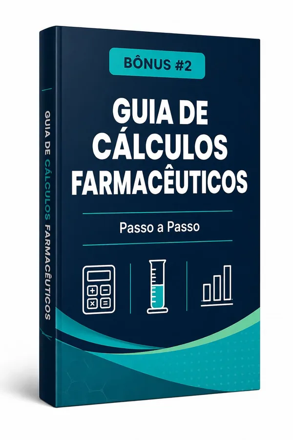 Capa do bônus Guia de Cálculos Farmacêuticos
