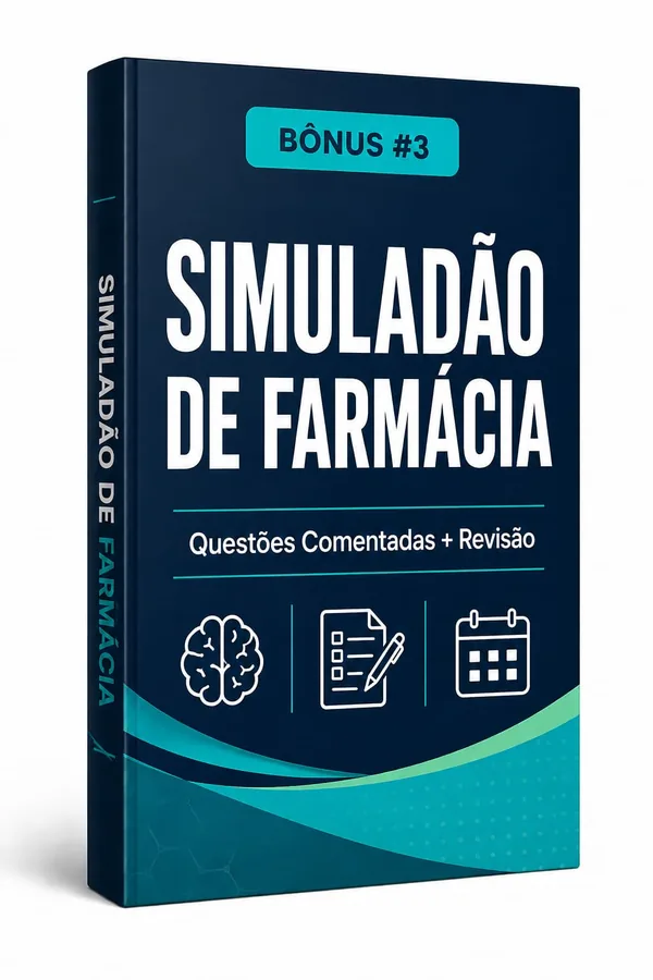 Capa do bônus Simuladão de Farmácia